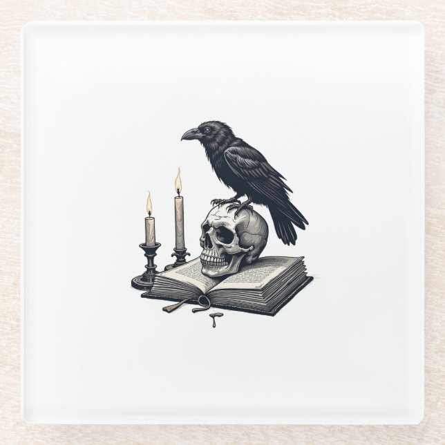 The Ravenwood Literary Society Glasuntersetzer (Vorderseite)