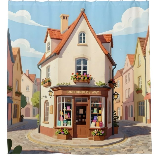 The Reading Corner -  Duschvorhang (Vorderseite)