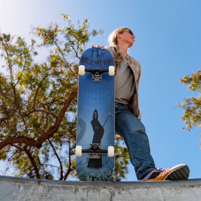 The Reaper in Blue Dd Brand  Skateboard (Außenbereich 1)