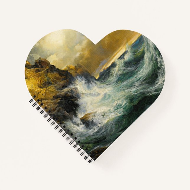 The Receding Wave by Moran, 1909 Notizbuch (Vorderseite)