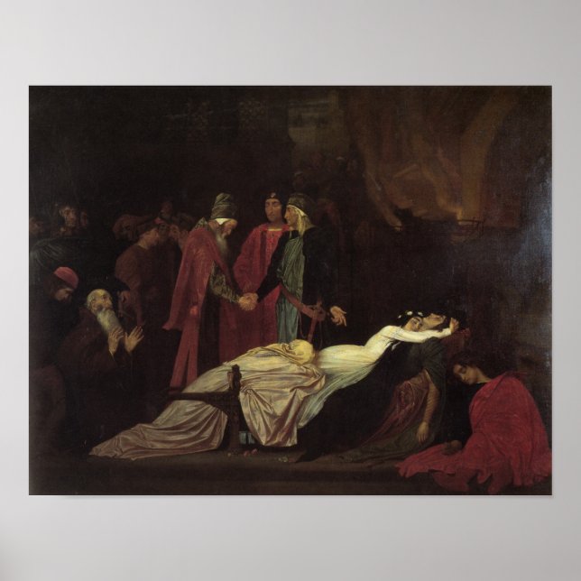 The Reconciliation Of The Montagues And Capulets Poster (Vorne)