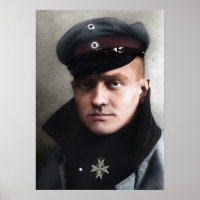 The Red Baron Manfred von Richthofen 1917 Colorize