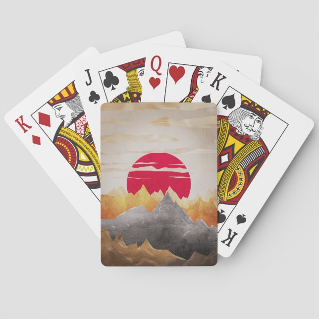 The Red Sun Spielkarten (Rückseite)