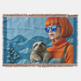The Redhead and the sloth Decke