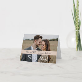 The Refined Catholic Wedding Folded Thank You Card Dankeskarte