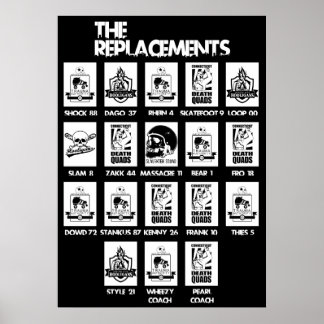 "The Replacement" MVC III Lineup Poster