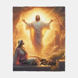 The Resurrection Light: Jesus Christ Rises Fleecedecke