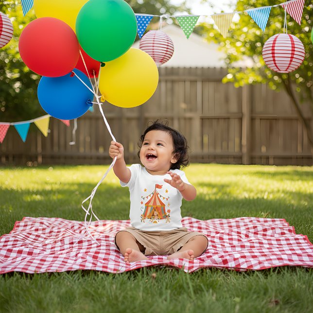 The Retro Circus Crew Baby T-shirt (Von Creator hochgeladen)