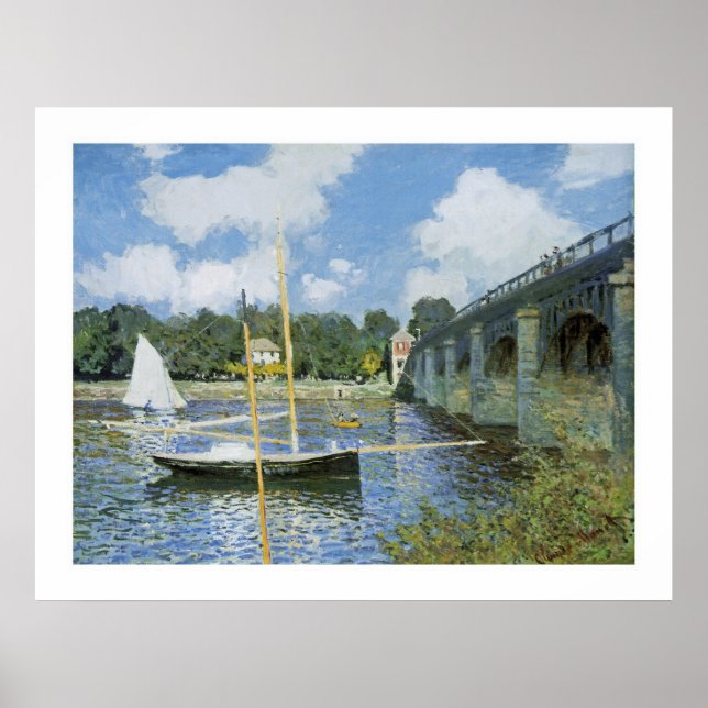 The Road Bridge at Argenteuil Poster (Vorne)