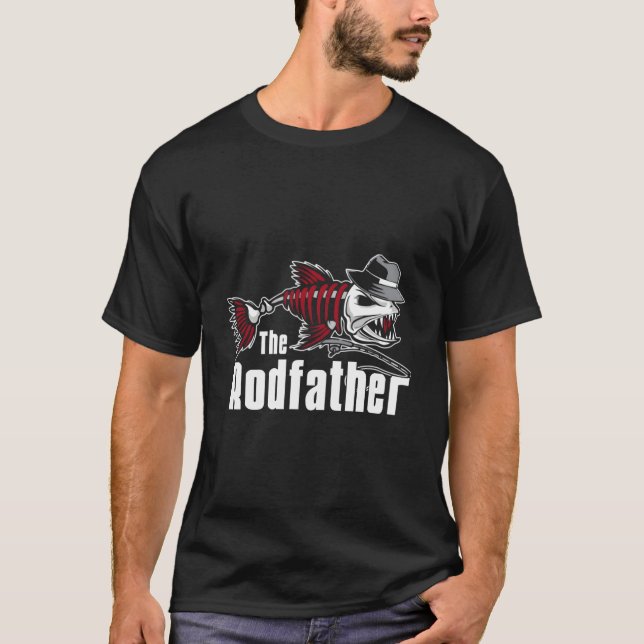 The Rodfather Angeln T-Shirt (Vorderseite)