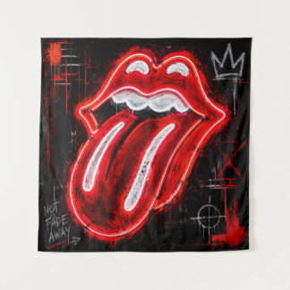 The Rolling Stones Art-Logo Wandteppich