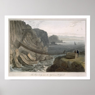 The Rope Bridge near the Lighthouse, Holyhead, for Poster