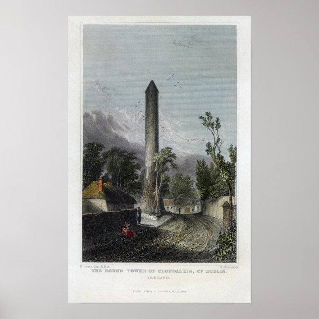 The Round Tower of Clondalkin Poster (Vorne)