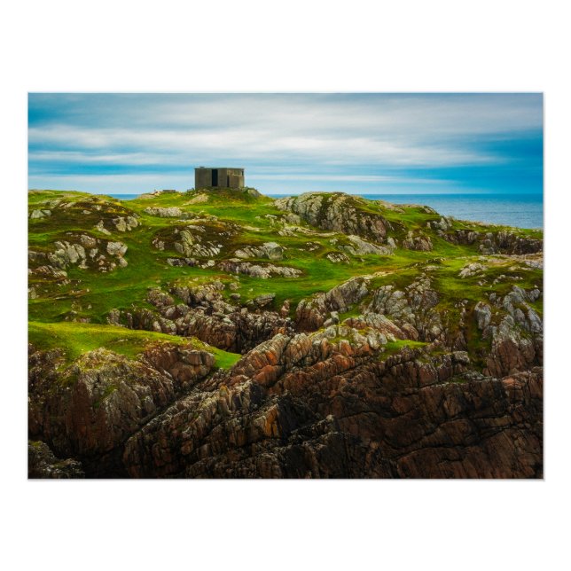 The Rugged Sentinel of the Celtic Coast Poster (Vorderseite)