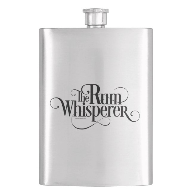 The Rum Whisperer Flachmann (Vorderseite)