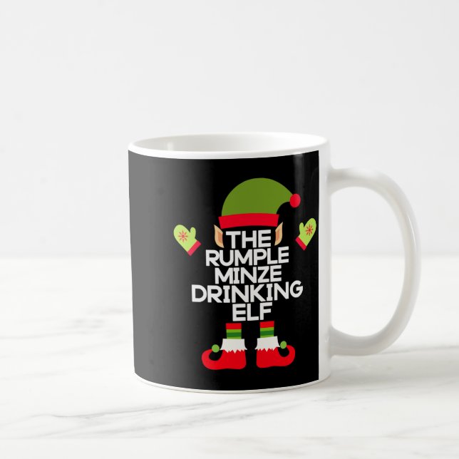The Rumple Minze Drinking Elf Funny Whiskey  Kaffeetasse (Rechts)
