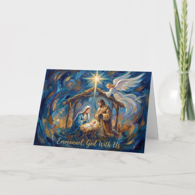 The Sacred Arrival Christmas Card Karte (Vorderseite)