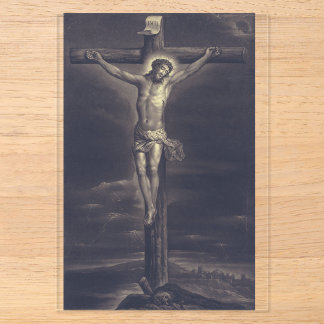 The Sacred Passion Black and White Fine Art  Acryleinladungen