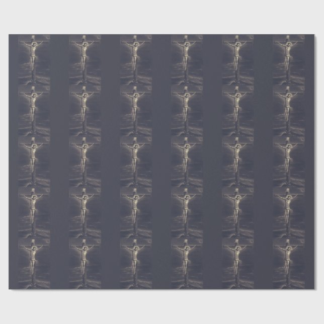 The Sacred Passion Black and White Fine Art  Geschenkpapier (Flach)