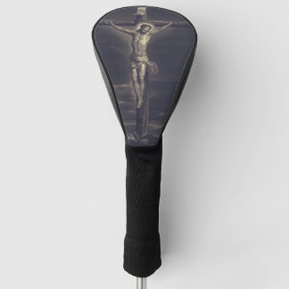 The Sacred Passion Black and White Fine Art  Golf Headcover