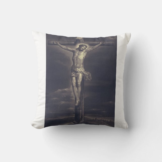 The Sacred Passion Black and White Fine Art  Kissen (Vorderseite)