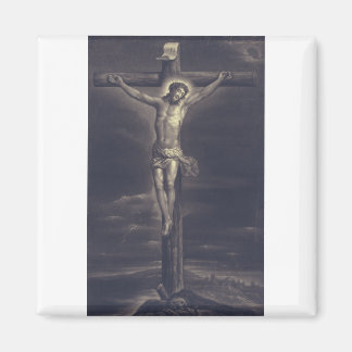 The Sacred Passion Black and White Fine Art  Magnet