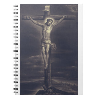 The Sacred Passion Black and White Fine Art  Notizblock