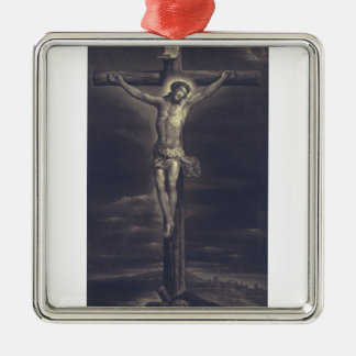 The Sacred Passion Black and White Fine Art  Ornament Aus Metall