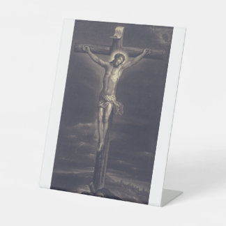 The Sacred Passion Black and White Fine Art  Sockelschild