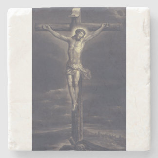 The Sacred Passion Black and White Fine Art  Steinuntersetzer