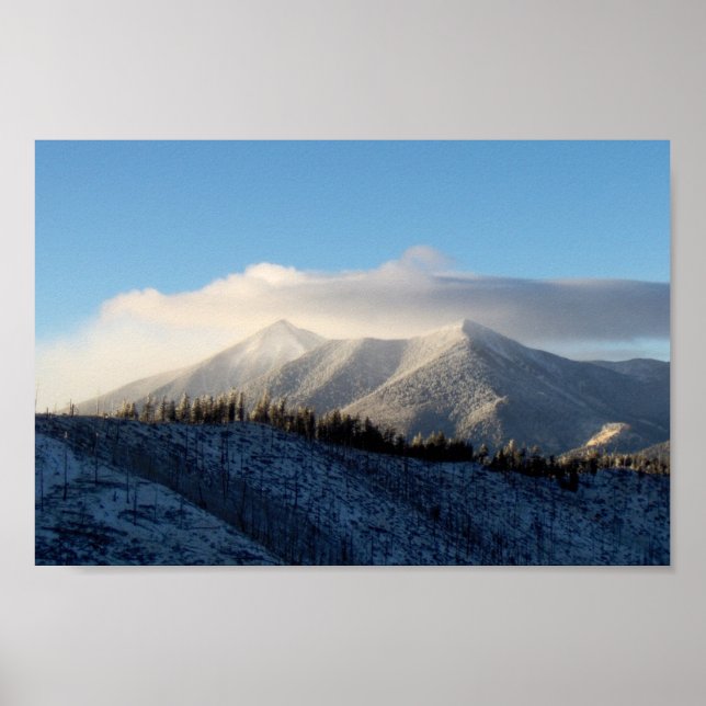 The San Francisco Peaks Of Flagstaff Freshly Coate Poster (Vorne)