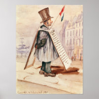 The Sandwich Board Man, Boulevard du Temple, 1839
