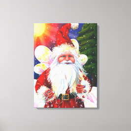 The Santa Fairy Leinwanddruck