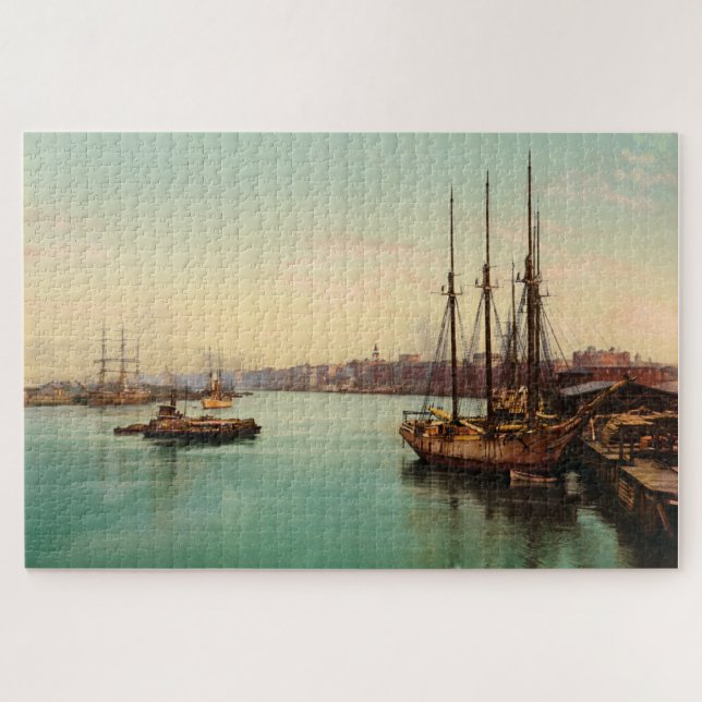 The Savannah River Georgia USA 1900 (Horizontal)