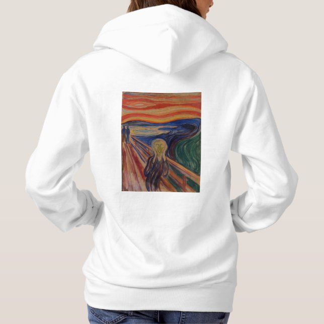 The Scream by Edvard Munch – Iconic Art Hoodie (Rückseite)
