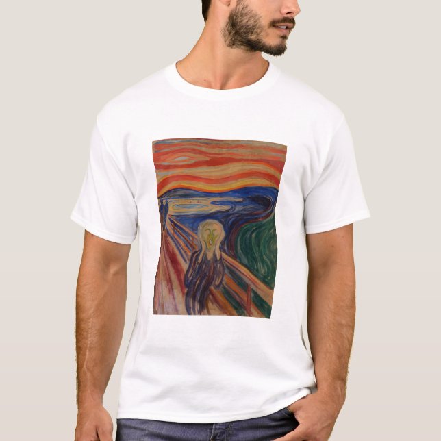 The Scream by Edvard Munch – Iconic Art T-Shirt (Vorderseite)