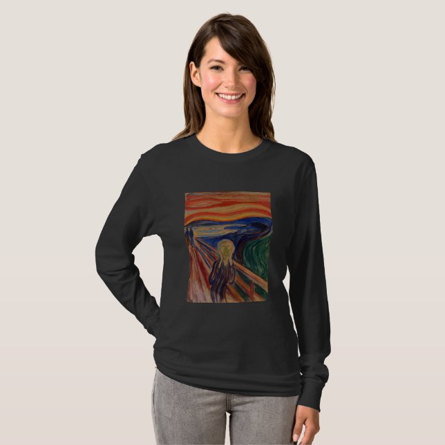 The Scream by Edvard Munch – Iconic Art T-Shirt (Vorne ganz)