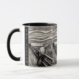 The Scream – Edvard Munch – Custom Text Tasse