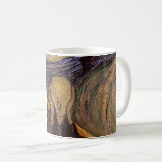 The Scream - Edvard Munch Kaffeetasse (VorderseiteRechts)