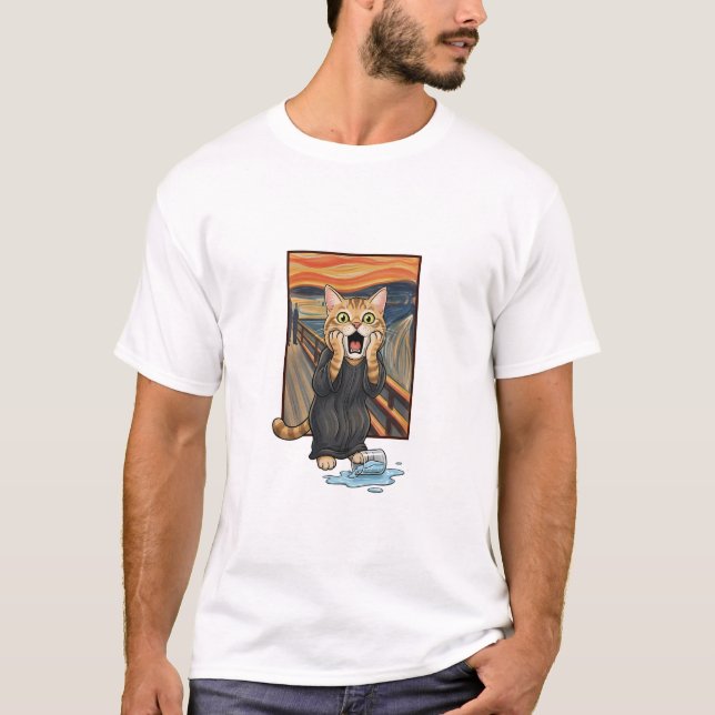 The Screaming Cat T-Shirt (Vorderseite)