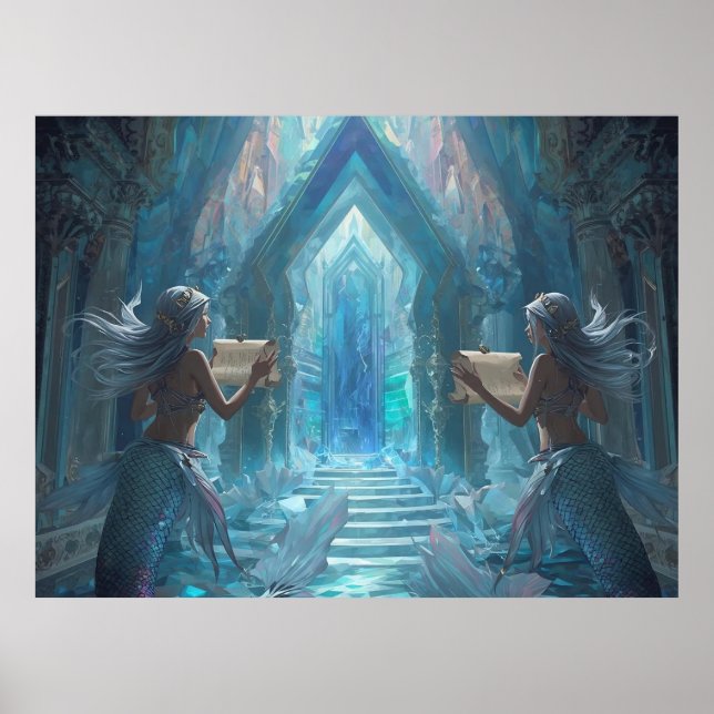 The Scroll Keepers of the Deep” Poster (Vorne)