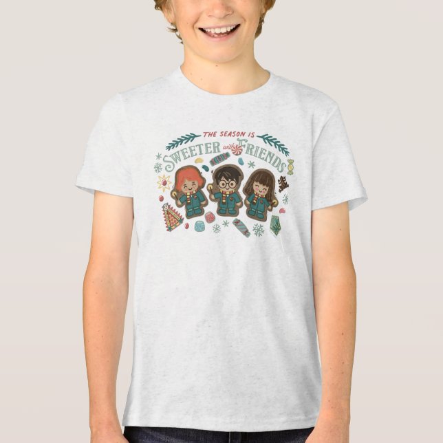 The Season is Sweeter with Friends Tri-Blend Shirt (Vorderseite)