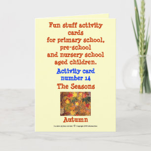 The Seasons - Autumn Feiertagskarte
