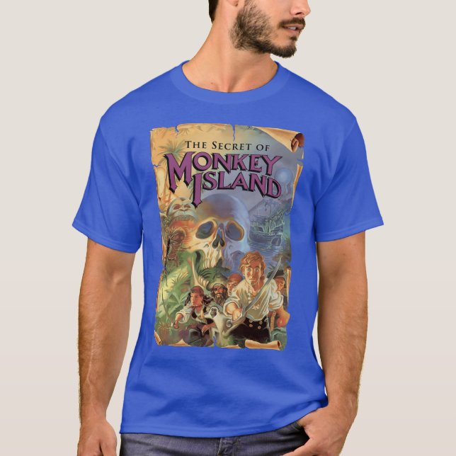The Secret of Monkey Island retro T-Shirt (Vorderseite)