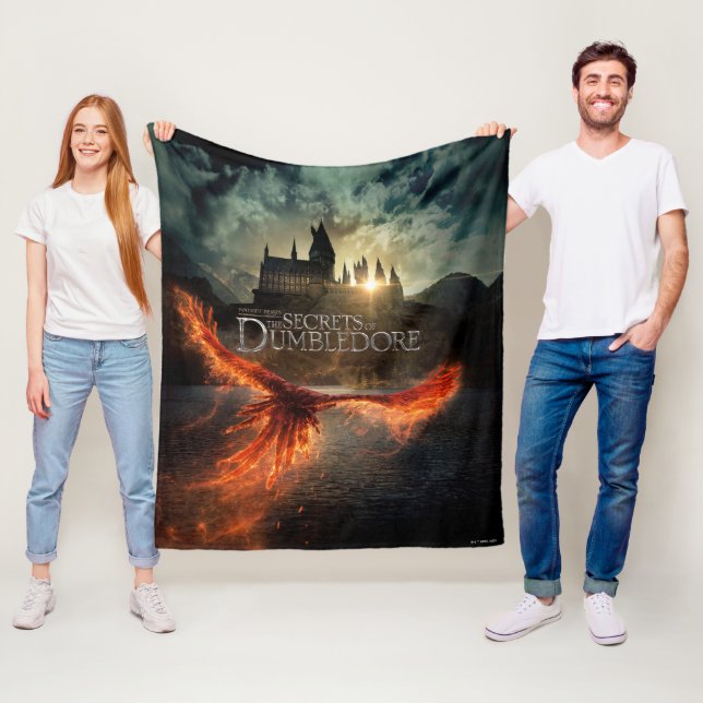 The Secrets of Dumbledore Theatrical Poster Fleecedecke (Beispiel)