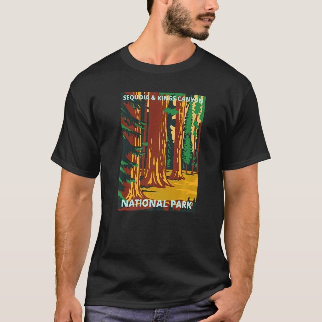 The Sequoia and Kings Canyon National Parks T-Shirt (Vorderseite)
