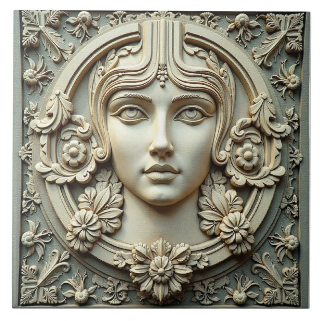 The Serene Muse Fliese (Vorderseite)