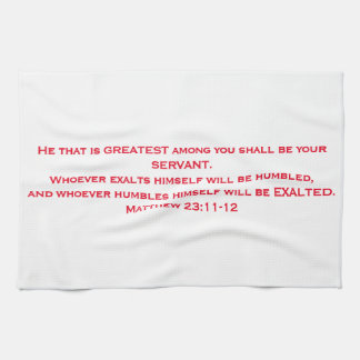 "The Servant's Towel" ZTC June Sermon Serie Geschirrtuch