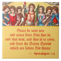 The Seven Archangels (CP 001; Chromolithograph)