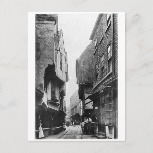 The Shambles 1901 Postkarte (Vorderseite)